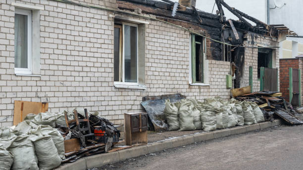 Professional Fire Damage Removal technician working in Cannon Falls, MN